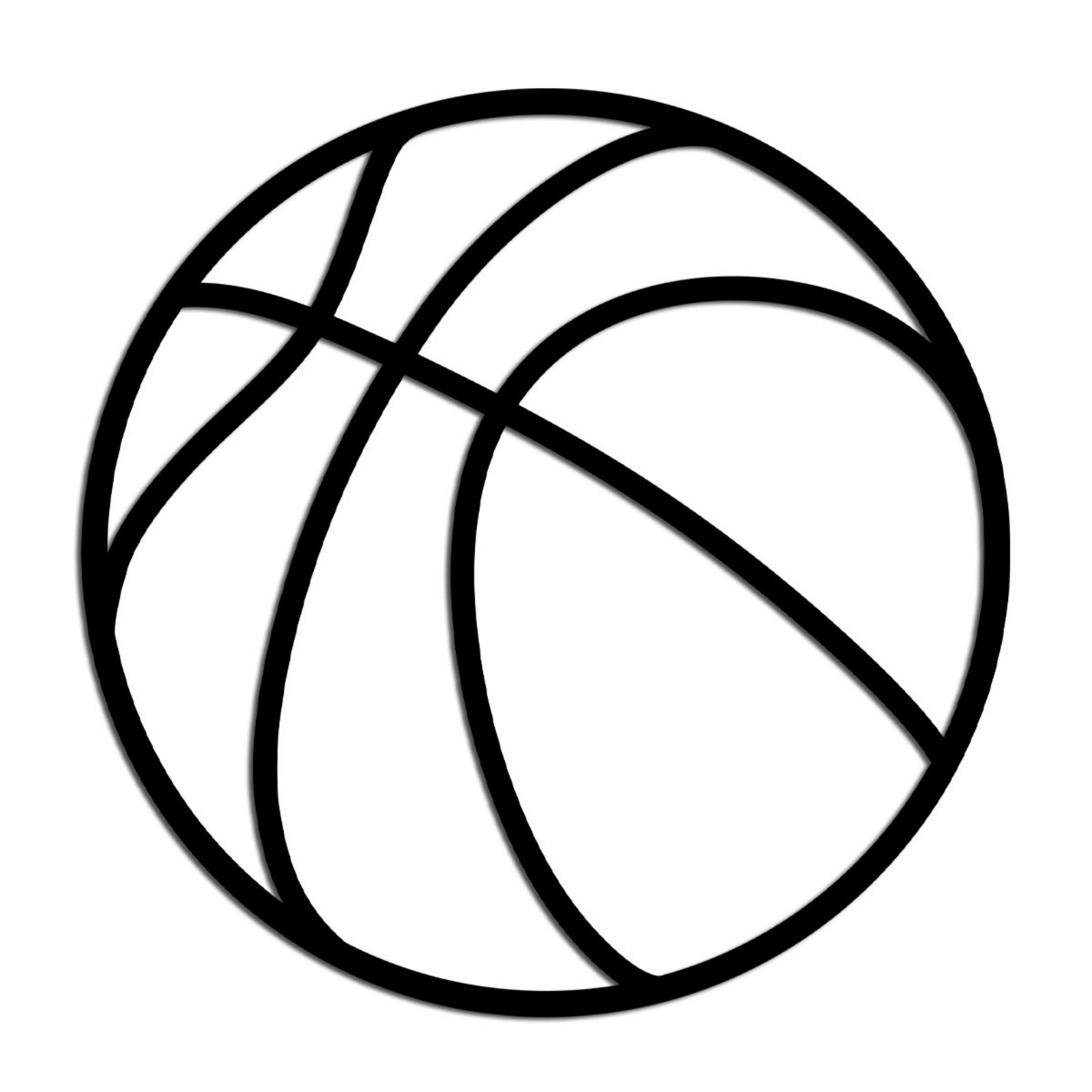 Qianduo Clearance Sports Room Decor for Boys Metal Modern Soccer Wall Art Decor Black Basketball Hanging Room Decorations for Boy Sports Playroom Bedroom Nursery Black, 1X Wall Sticker